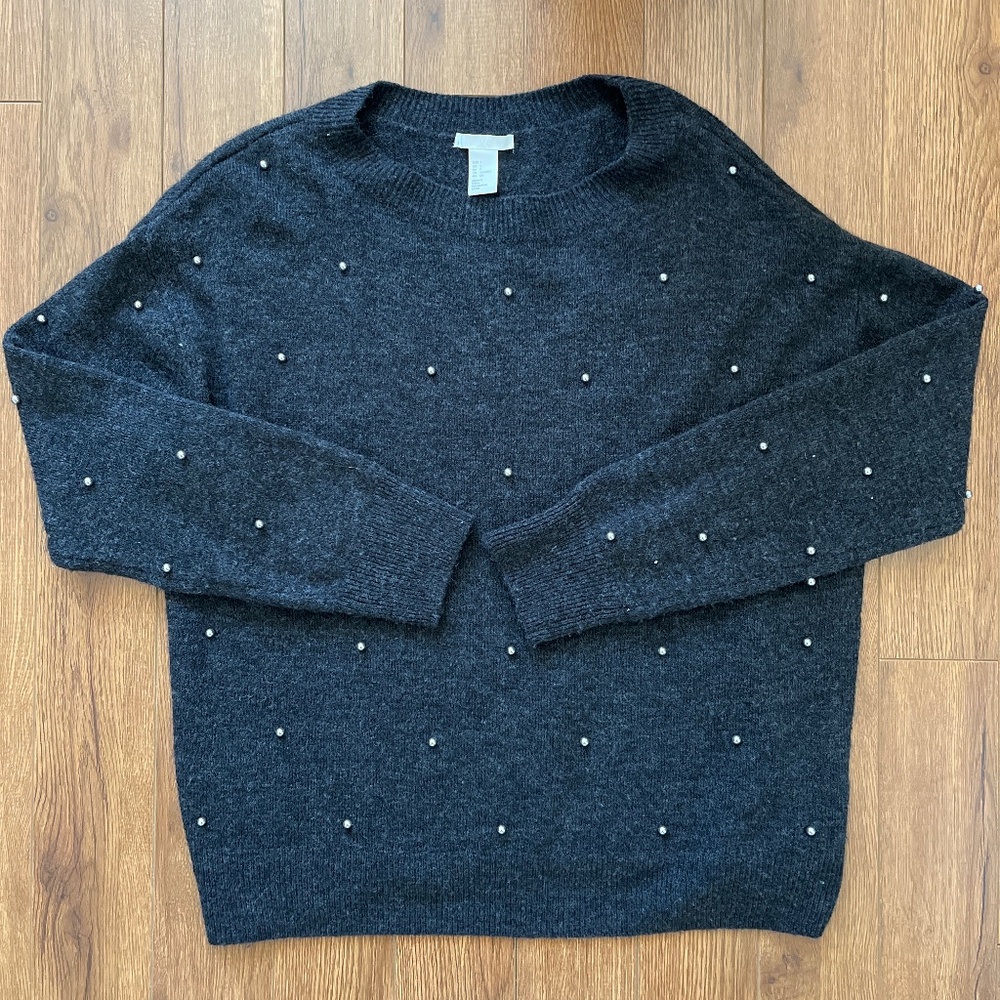 H&M Pearl Sweater